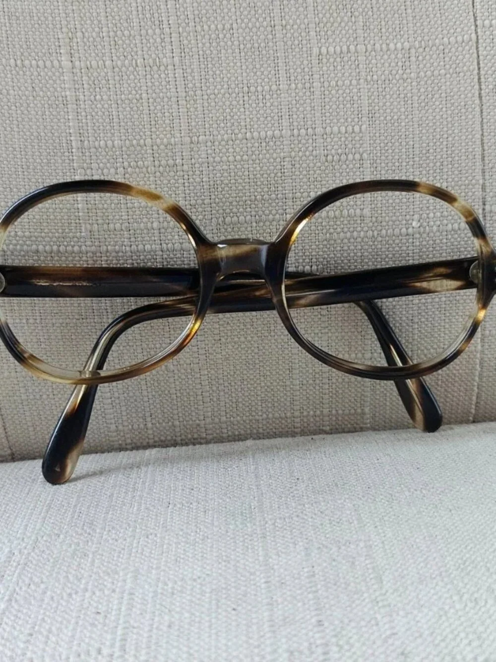 Team USA Vintage Eyeglasses Frame Eyewear Brown Tortoise Glasses Unisex